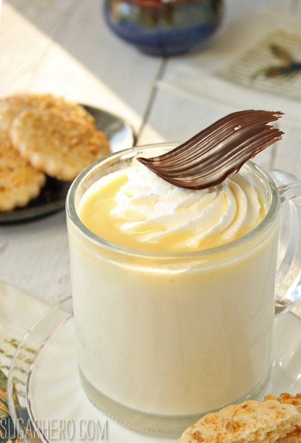 Hazelnut White Hot Chocolate