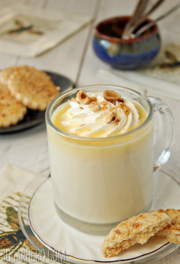 Hazelnut White Hot Chocolate