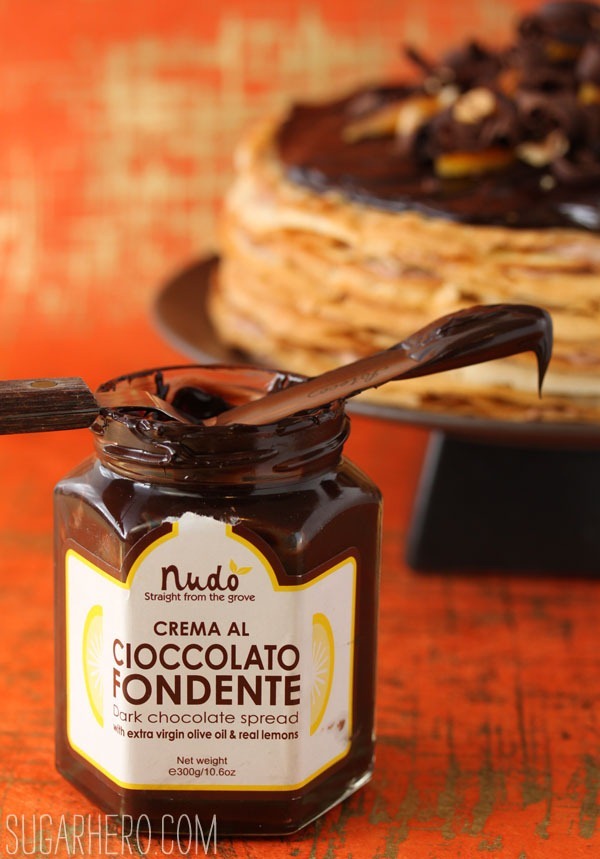 Nutella Crepe Cake | SugarHero.com