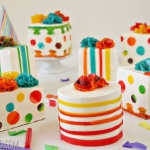 Birthday Present Mini Cakes [Happy Birthday SugarHero!]