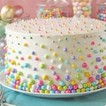 Easter Polka Dot Cake