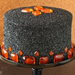 Devil’s Food Cake with Pumpkin Butterscotch Frosting