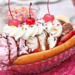 Doughnut Ice Cream Sundaes