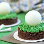 Golf Ball Truffles and Putting Green Brownies