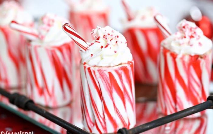Candy Cane Cups | From SugarHero.com