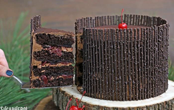 Black Forest Cake | From SugarHero.com
