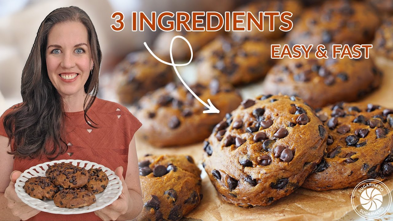 The Easiest Pumpkin Cookies EVERYONE Should Make (3 ingredients!)
