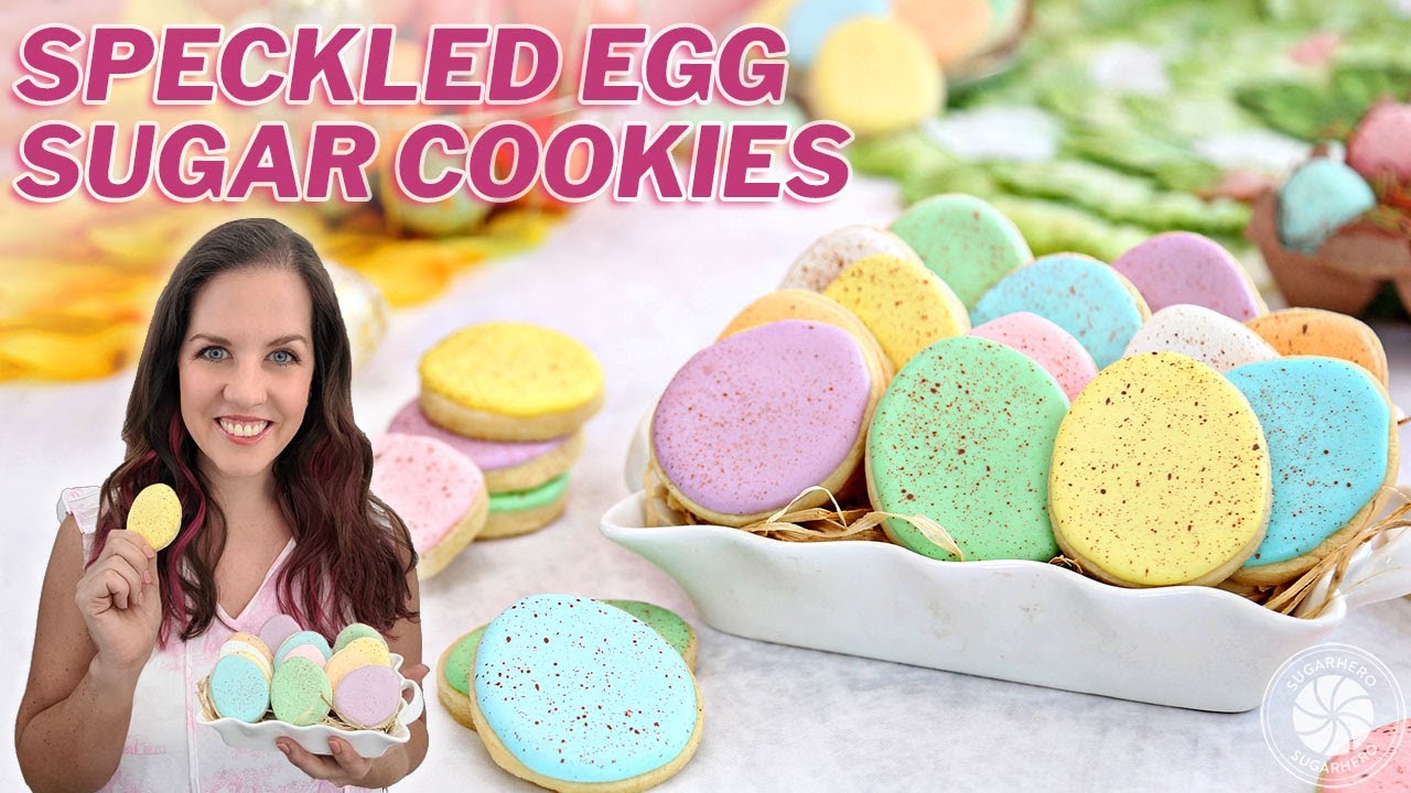 Easy Speckled Egg Sugar Cookies: Step-by-Step Recipe