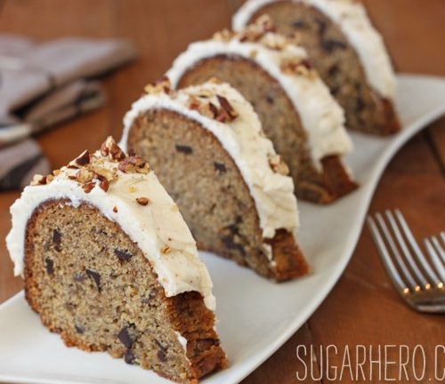Roasted Banana Bundt Cake Sugarhero