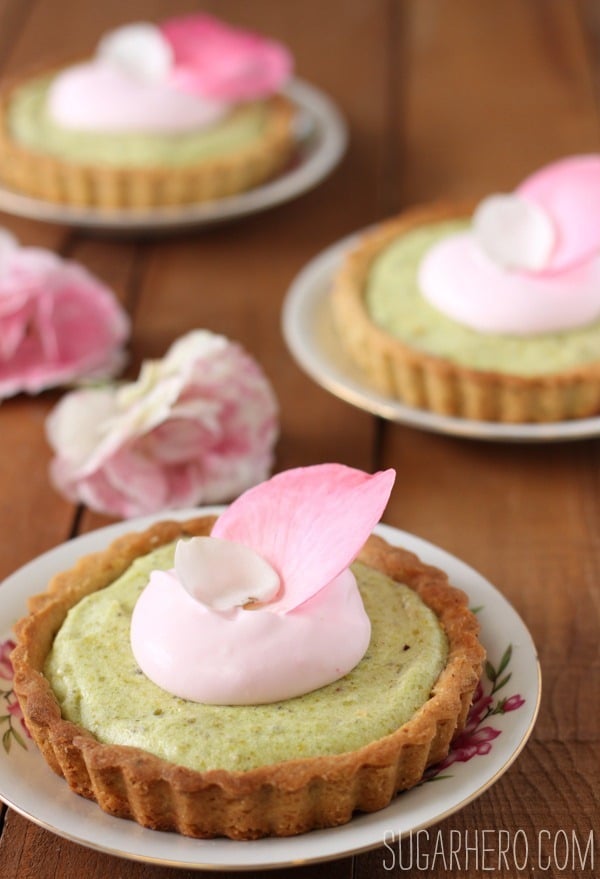 Raspberry and Pistachio Tart