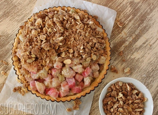 Rhubarb Streusel Tart - from Sugarhero.com rhubarb-streusel-tart-1