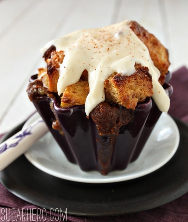 Cinnamon Bun Bread Pudding | SugarHero.com Cinnamon Bun Bread Pudding | SugarHero.com