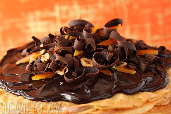 Nutella Crepe Cake | SugarHero.com