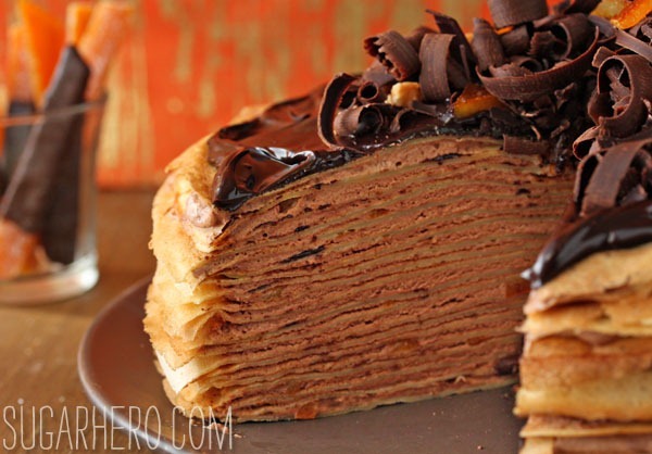 Nutella Crepe Cake | SugarHero.com