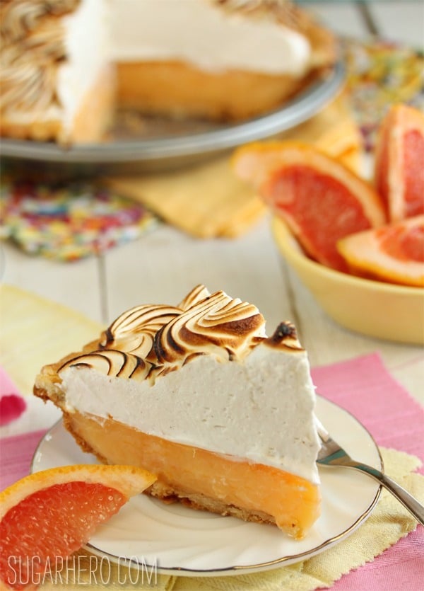 Grapefruit Meringue Pie | SugarHero.com grapefruit-meringue-pie-7