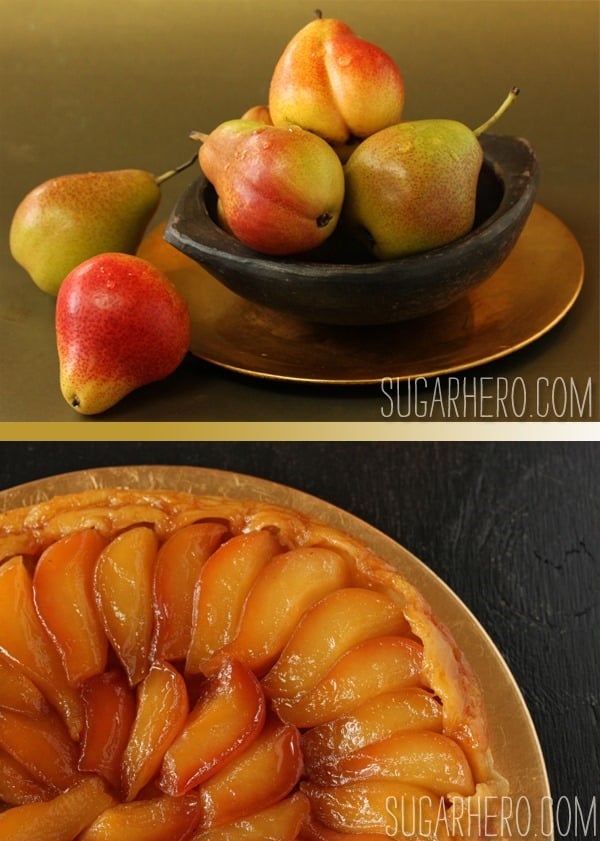 Pear Tarte Tatin | SugarHero.com Pear Tarte Tatin Recipe