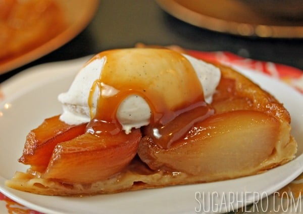 Pear Tarte Tatin | SugarHero.com Pear Tarte Tatin Recipe