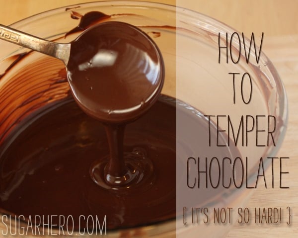 How to Temper Chocolate Tutorial | SugarHero.com temper-chocolate-1 copy