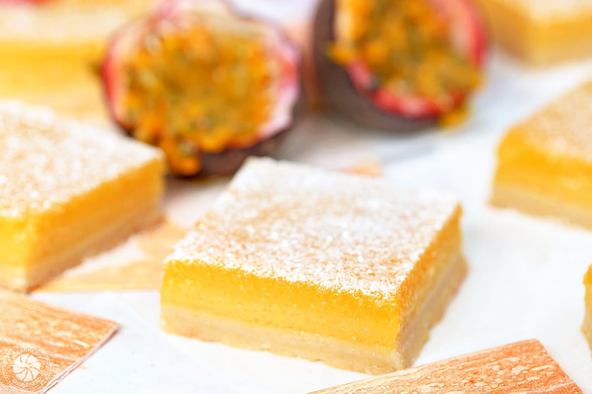 Passion Fruit Bars | SugarHero.com passion-fruit-bars-1