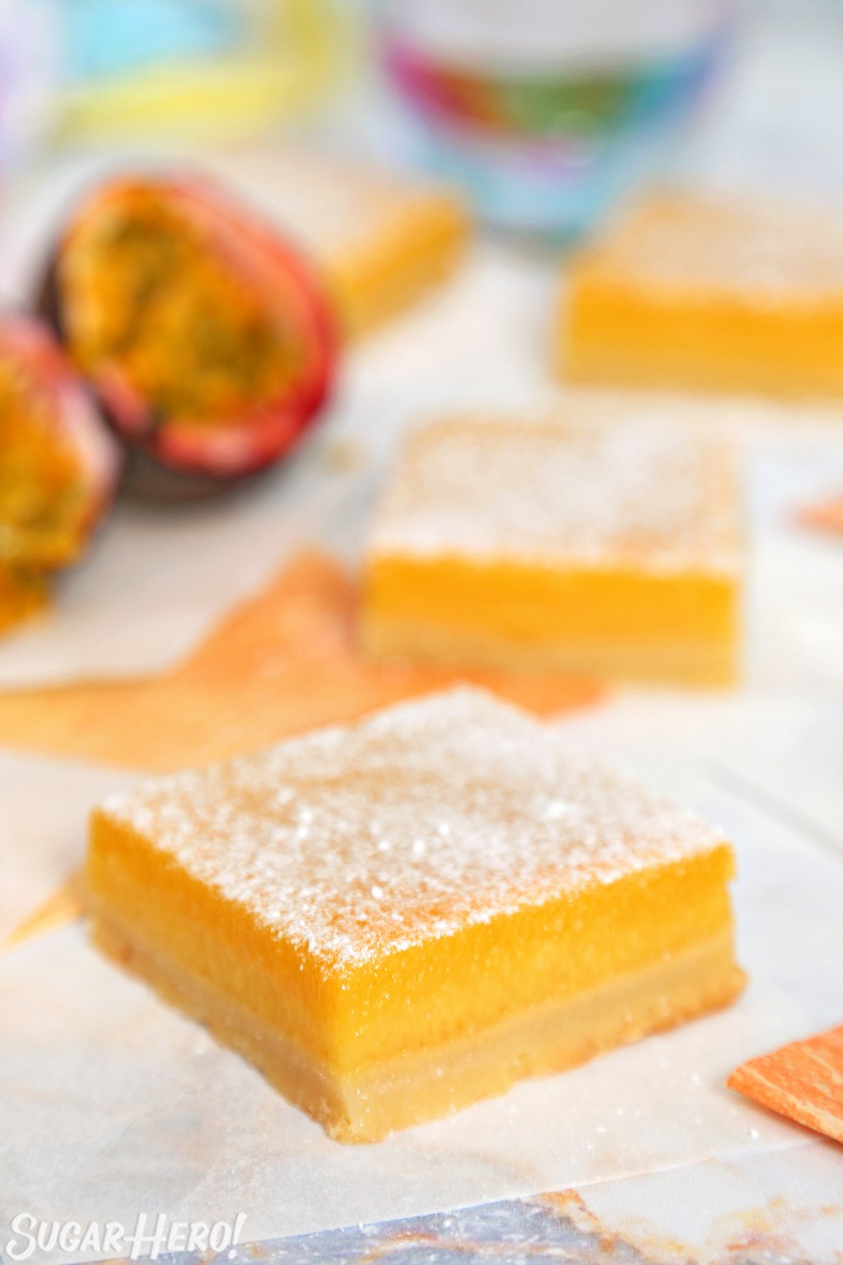 Passion Fruit Bars | SugarHero.com passion-fruit-bars-2