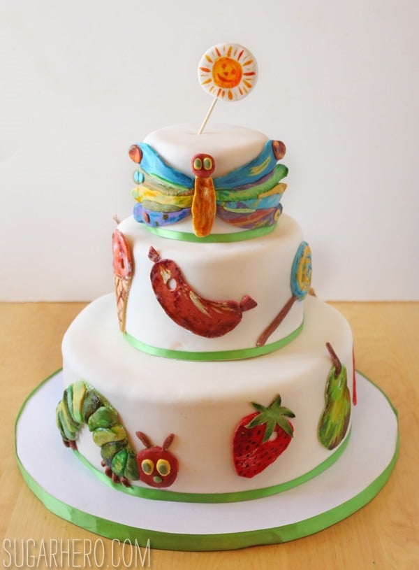 Very Hungry Caterpillar Cake | SugarHero.com