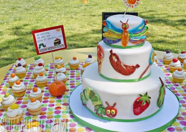 Very Hungry Caterpillar Cake | SugarHero.com