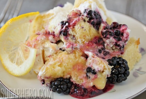 Lemon Blackberry Trifle | SugarHero.com