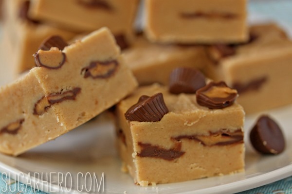 Peanut Butter Cup Fudge | SugarHero.com