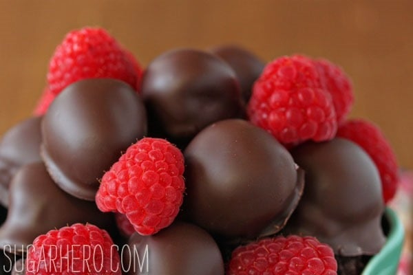 Chocolate-Covered Raspberries | SugarHero.com Chocolate-Covered Raspberries | SugarHero.com