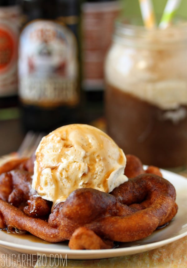 Deep Fried Root Beer Floats | SugarHero.com Deep Fried Root Beer Floats | SugarHero.com