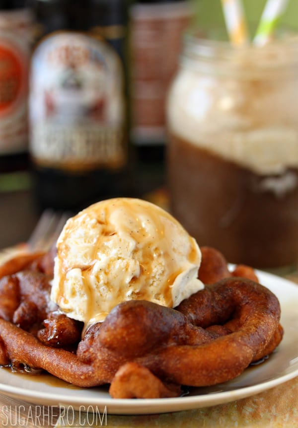 Deep Fried Root Beer Floats | SugarHero.com