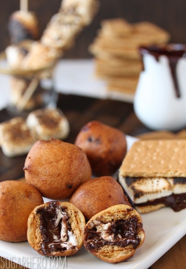 Deep Fried S'mores | SugarHero.com