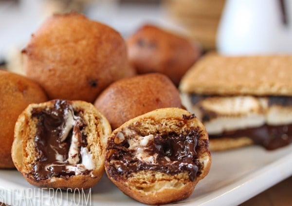 Deep Fried S'mores | SugarHero.com