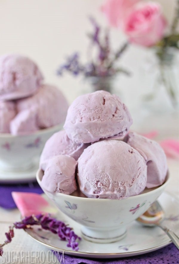 Lavender Rose Ice Cream – SugarHero Lavender Rose Ice Cream – SugarHero