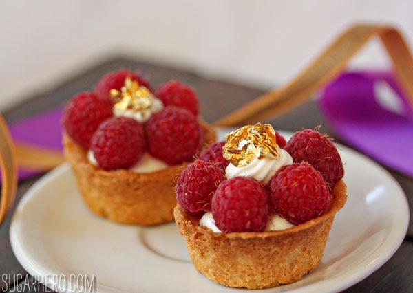 Raspberry Tartelettes | SugarHero.com
