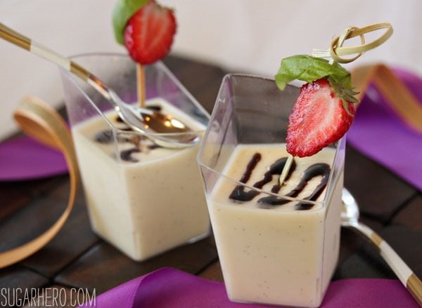 Creme Fraiche Panna Cotta | SugarHero.com