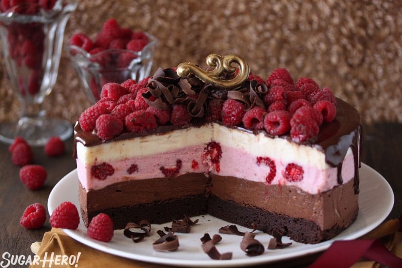 Chocolate Raspberry Mousse Cake SugarHero