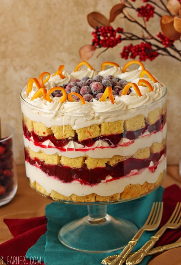 Cranberry Orange Trifle SugarHero