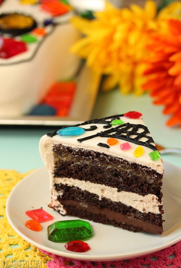 Skull Cake for Dia de los Muertos | SugarHero.com Skull Cake for Dia de los Muertos | SugarHero.com