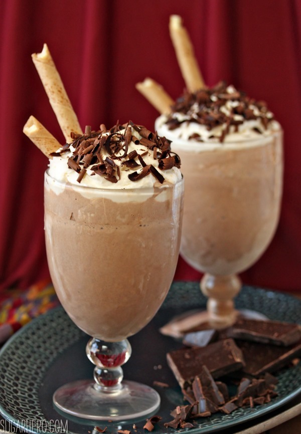 Frozen Hot Chocolate | SugarHero.com