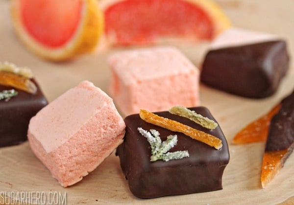 Grapefruit Marshmallows | SugarHero.com