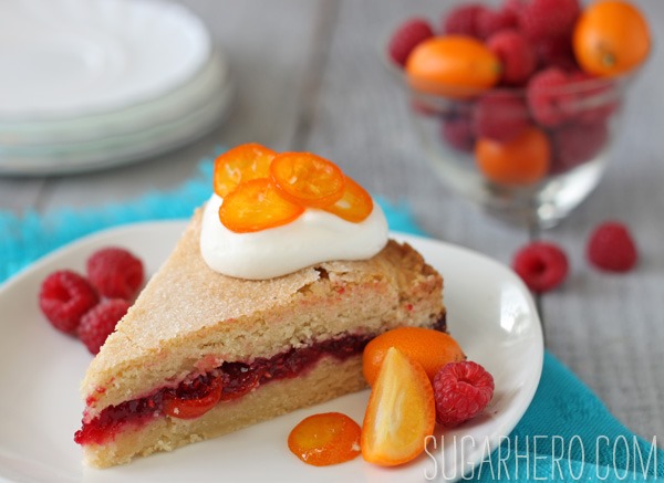 Raspberry Kumquat Cake | SugarHero.com