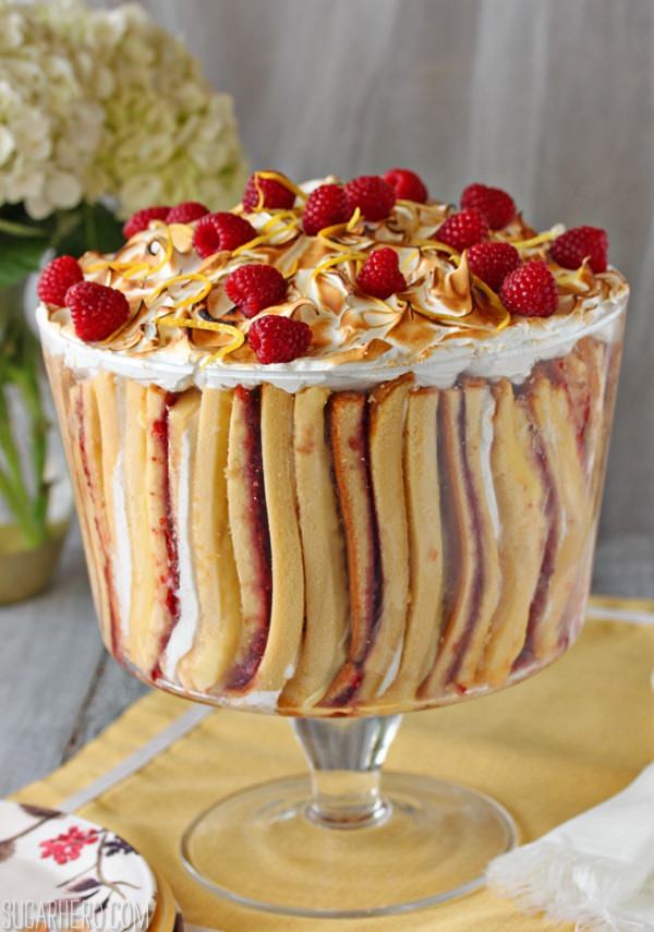 Raspberry Lemon Meringue Trifle Sugarhero