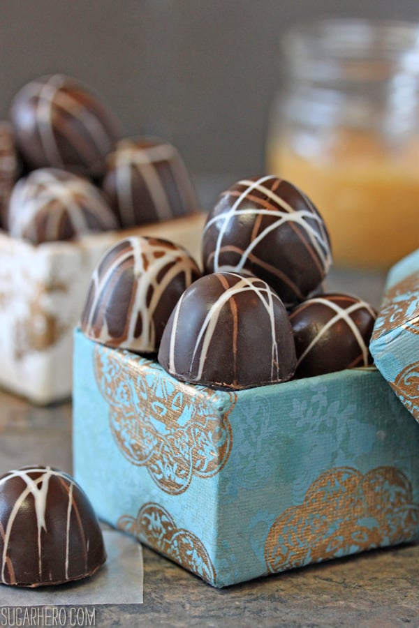 Caramelized White Chocolate Truffles | SugarHero.com