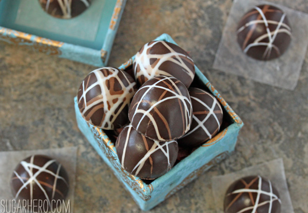 Caramelized White Chocolate Truffles | SugarHero.com