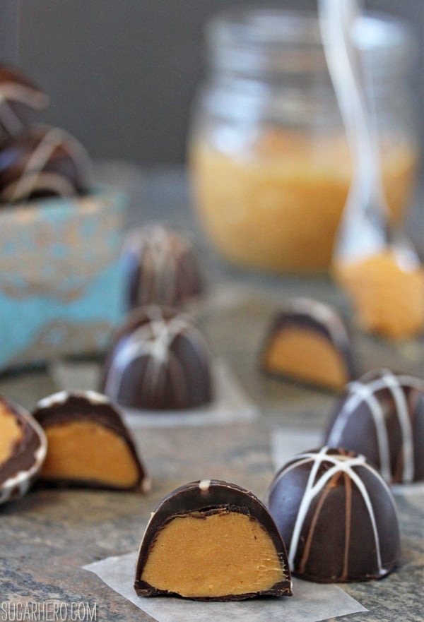 Caramelized White Chocolate Truffles | SugarHero.com Caramelized White Chocolate Truffles | SugarHero.com