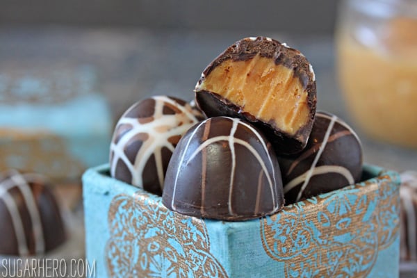 Caramelized White Chocolate Truffles | SugarHero.com