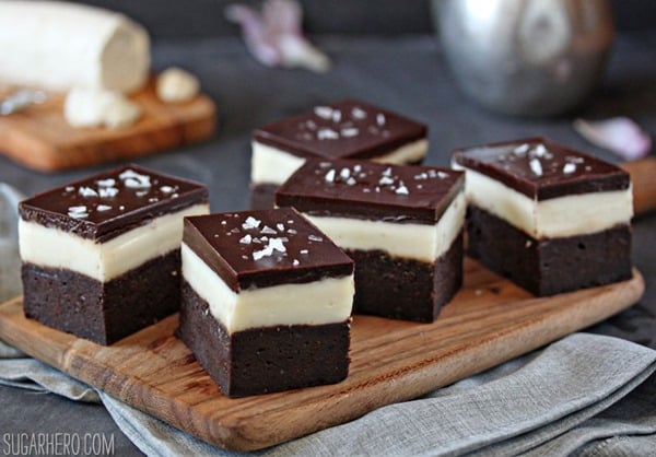 Goat Cheese Brownies | SugarHero.com 
