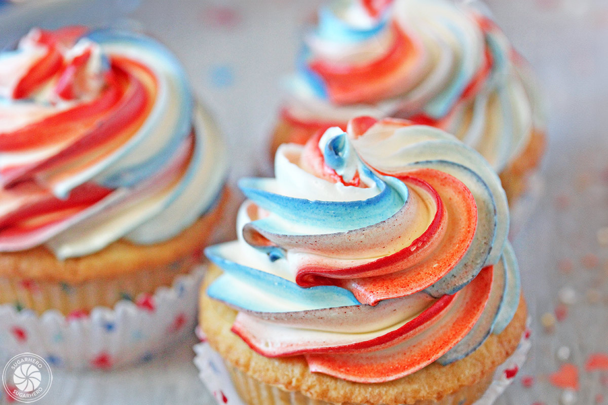 Exploding Cupcakes | From SugarHero.com Exploding Cupcakes | From SugarHero.com