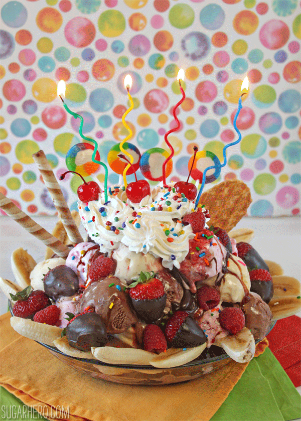 The Ultimate Banana Split | From SugarHero.com The Ultimate Banana Split | From SugarHero.com